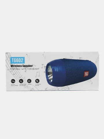 Красный портативная колонка /Беспроводная Bluetooth колонка с фонариком T&G TG-602