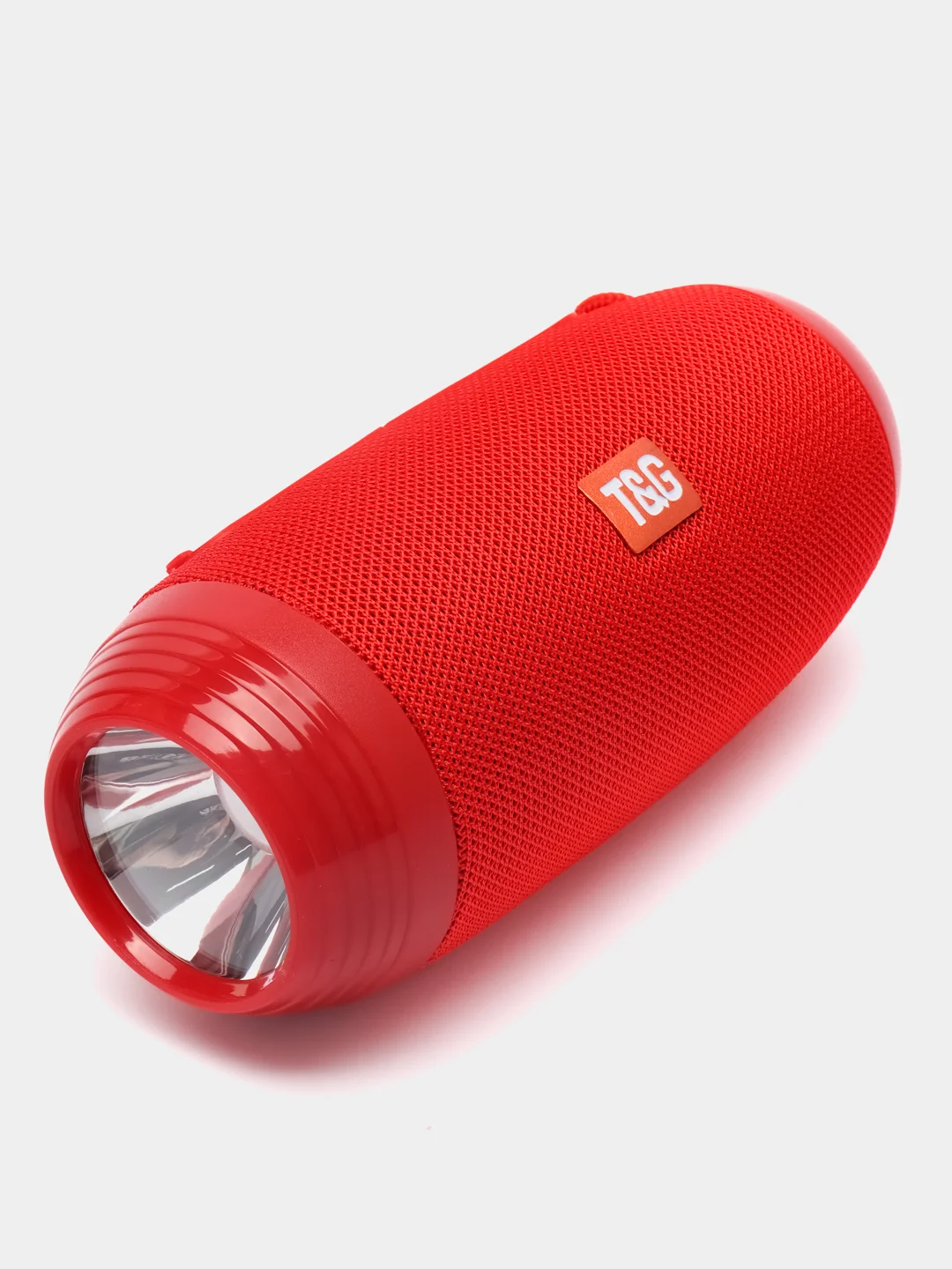 Красный портативная колонка /Беспроводная Bluetooth колонка с фонариком T&G TG-602