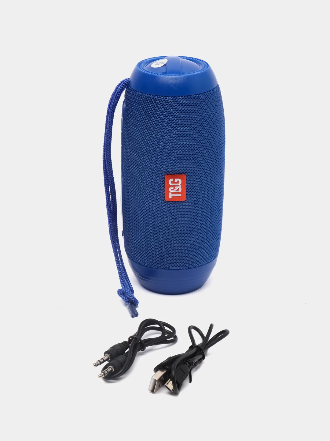 Синий портативная колонка /Беспроводная Bluetooth колонка с фонариком T&G TG-602