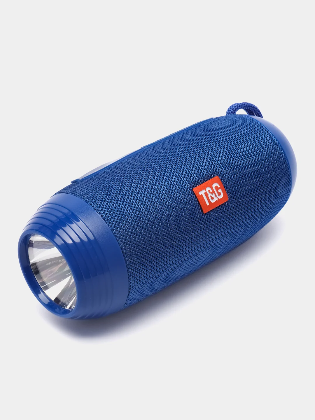 Синий портативная колонка /Беспроводная Bluetooth колонка с фонариком T&G TG-602