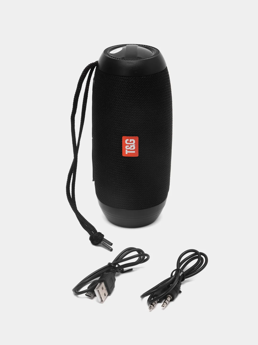 Черный портативная колонка /Беспроводная Bluetooth колонка с фонариком T&G TG-602