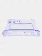 Лавандовый чехол для Samsung Galaxy S23 Ultra / Самсунг С23 Ультра, прозрачный, с карманом для карты