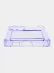 Лавандовый чехол для Samsung Galaxy S23 Plus, Самсунг С23 Плюс прозрачный, с карманом для карты