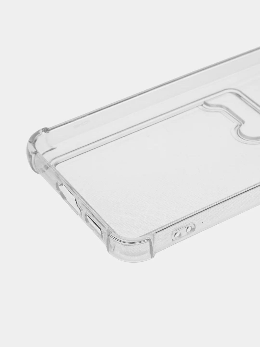 Прозрачный чехол для Samsung Galaxy S23 Plus, Самсунг С23 Плюс прозрачный, с карманом для карты