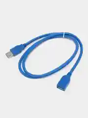 Синий кабель-удлинитель USB 3.0 и 2.0 AM/AF, мама-папа, 0,5 м, 1 м, 1,5 м, 3 м, 5 м