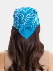 Голубой бандана