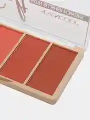 Кораллово-розовый румяна сухие для лица, 4 оттенка