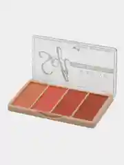 Кораллово-розовый румяна сухие для лица, 4 оттенка