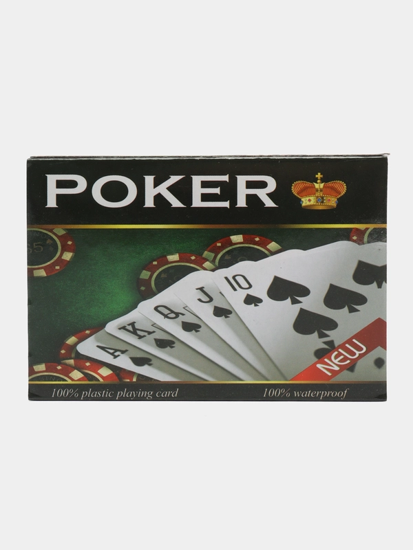 Карты игральные, пластиковые, Poker