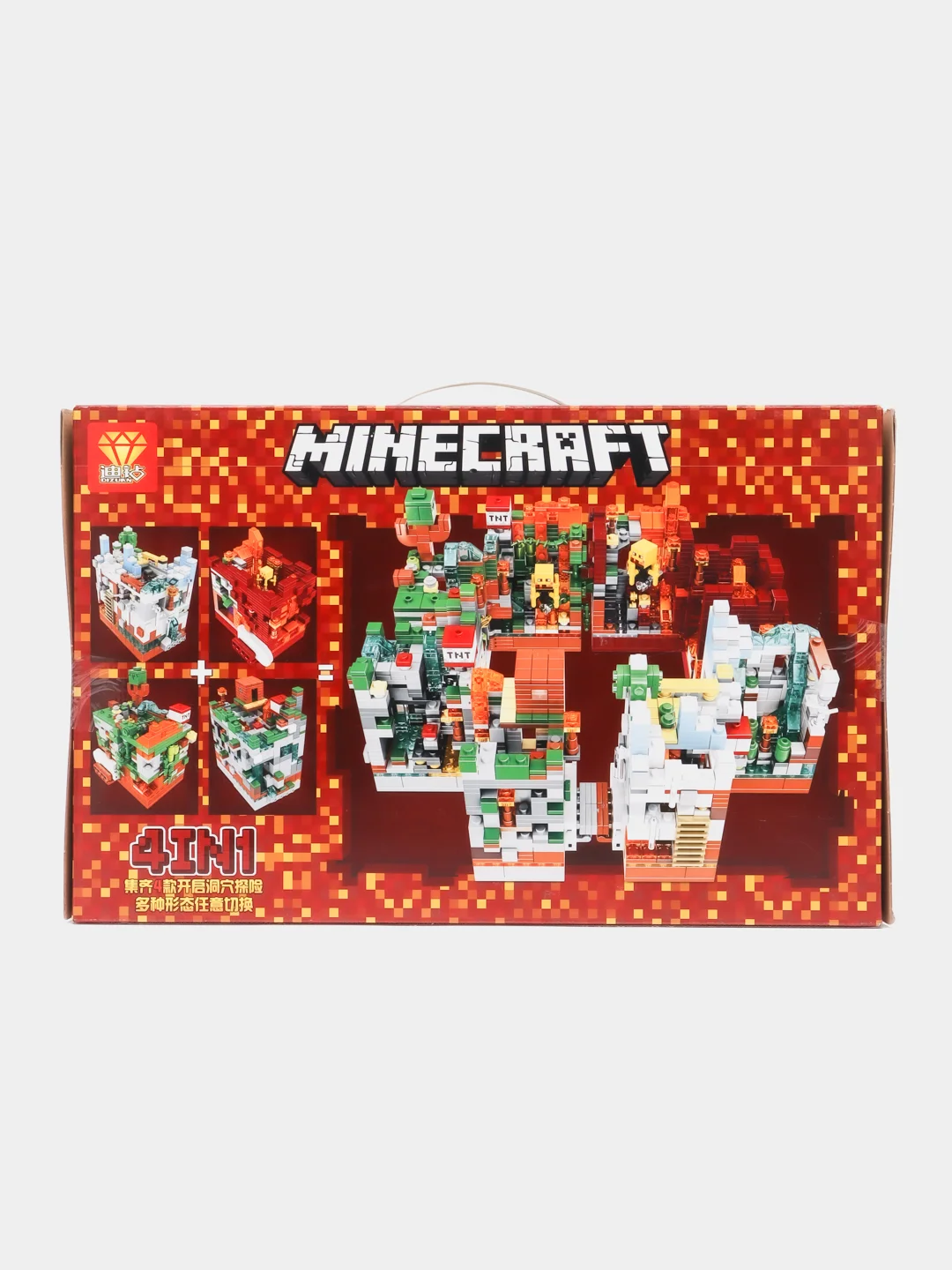Красный конструктор майнкрафт, дом на дереве, деревня Minecraft, дракон, остров сокровищ, крепость