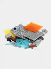 Кремовый конструктор майнкрафт, дом на дереве, деревня Minecraft, дракон, остров сокровищ, крепость