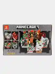Кремовый конструктор майнкрафт, дом на дереве, деревня Minecraft, дракон, остров сокровищ, крепость