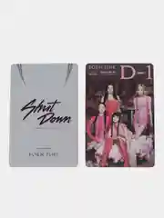 Белый карточки BLACKPINK, PINK VENOM, Shut down, Coachella, ready for love, 55 шт