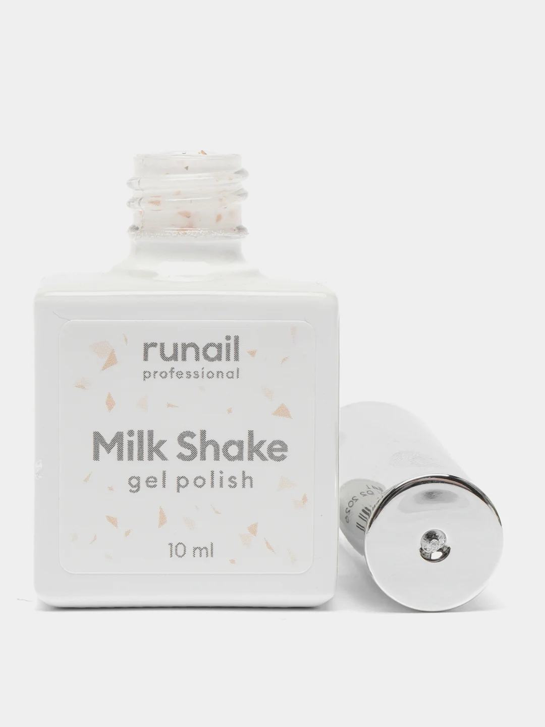 Пудровый гель-лак с поталью Milk Shake/гель лак для ногтей/гель лак для маникюра и педикюра, 10 мл