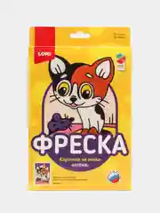 Набор для творчества. Фреска. Картина из песка "Котёнок". Lori