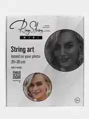 Набор для создания картины нитью из любой фотографии "RingString Mini", 35 х 35 см