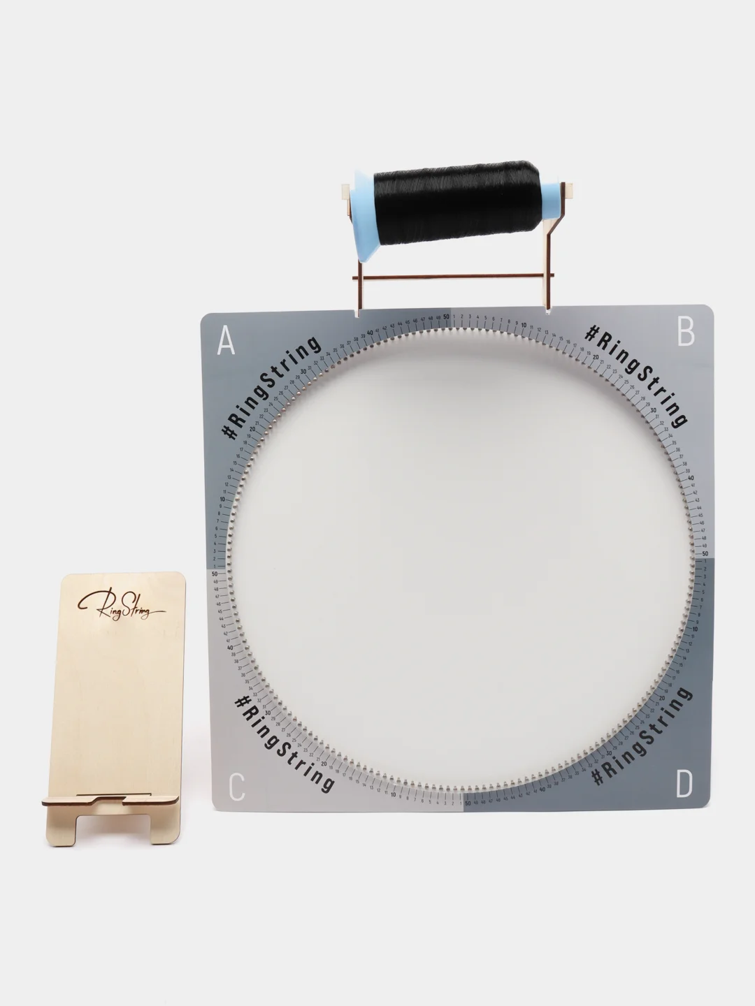 Набор для создания картины нитью из любой фотографии "RingString Mini", 35 х 35 см