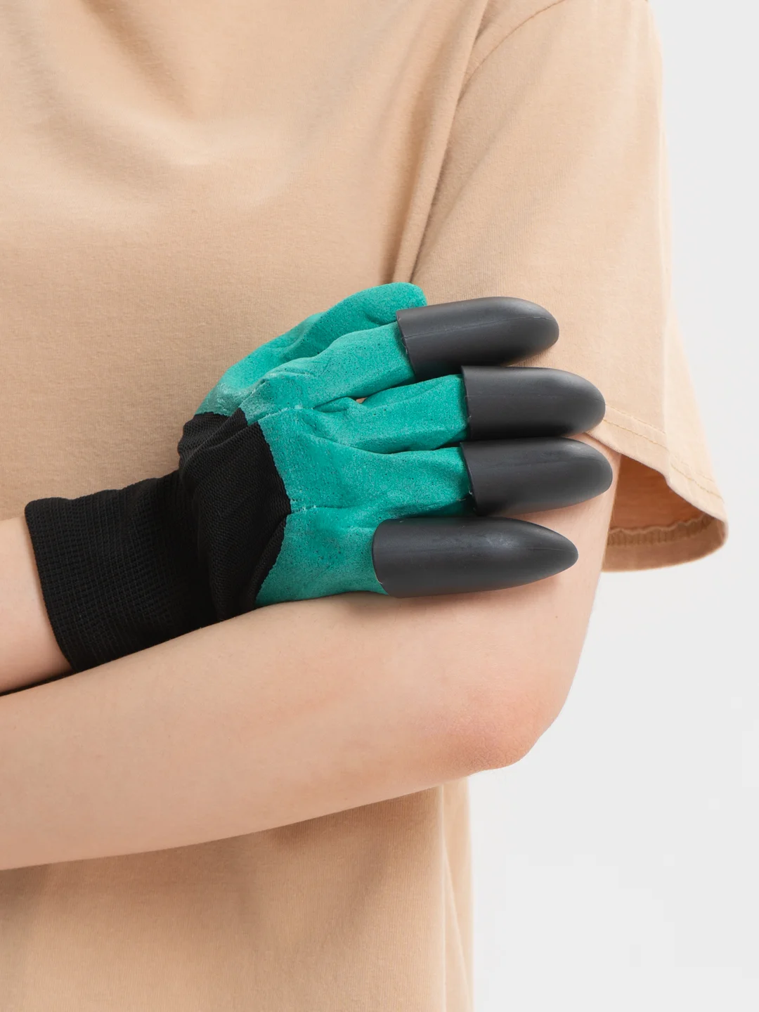 Садовые перчатки с когтями для сада Garden Genie Gloves