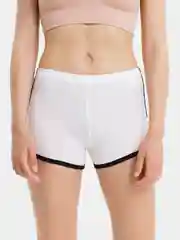 Белый летние женские шорты