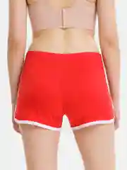 Красный летние женские шорты