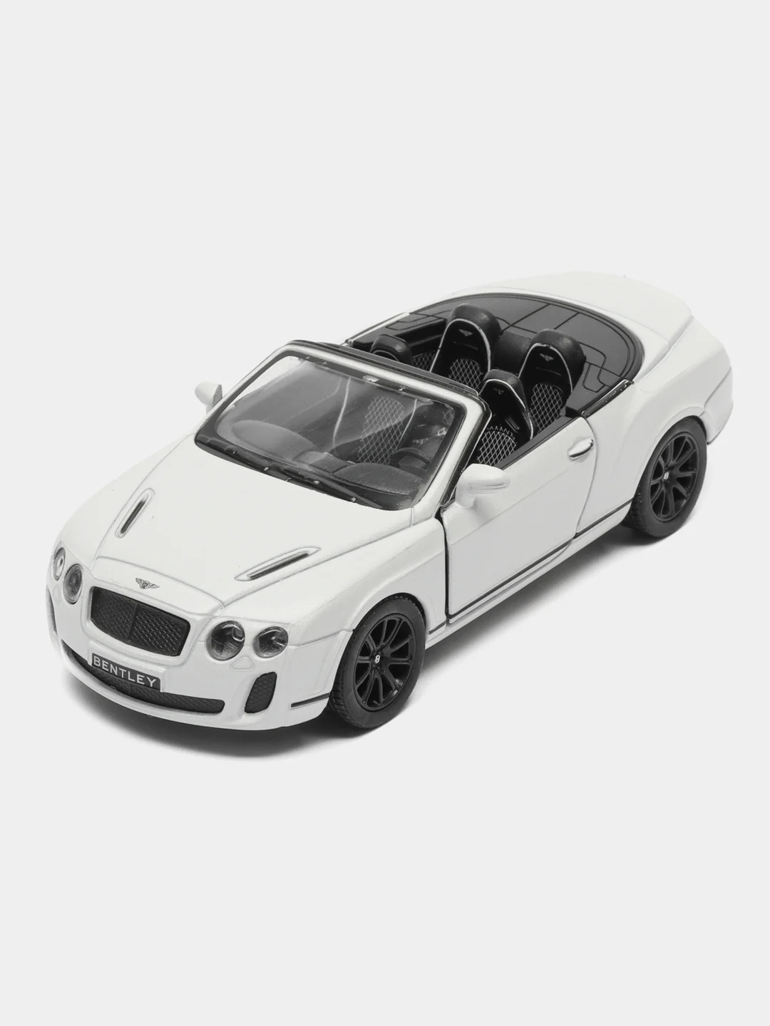 Белый машинка металлическая Bentley Continental Supersports Convertible KT5353D 1:38 /Kinsmart/