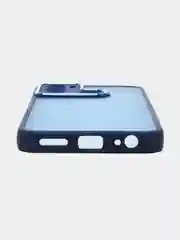 Морской чехол матовый для Infinix Hot 12i пластиковый, полупрозрачный, с глянцевой рамкой