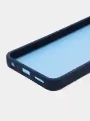 Морской чехол матовый для Infinix Hot 12i пластиковый, полупрозрачный, с глянцевой рамкой