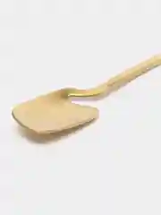 Золотой чайная ложка / Ложка с геометрией / Подвесная чайная ложка