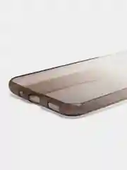 Голубой чехол силиконовый для Samsung Galaxy A11 накладка бампер черный / голубой градиент RedLine