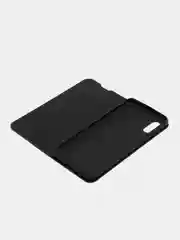 Черный чехол-книжка экокожа для Samsung Galaxy A02 Book Cover черный RedLine