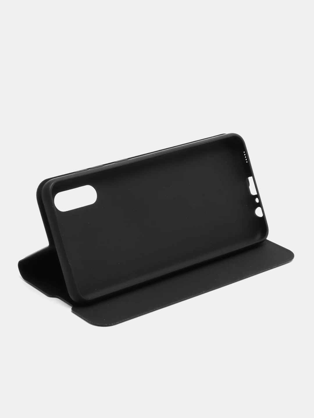 Черный чехол-книжка экокожа для Samsung Galaxy A02 Book Cover черный RedLine