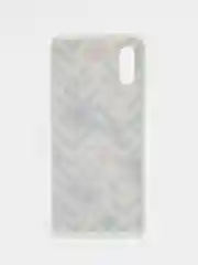 Фиолетовый чехол силиконовый для Samsung Galaxy A02, накладка, бампер прозрачный с принтом RedLine