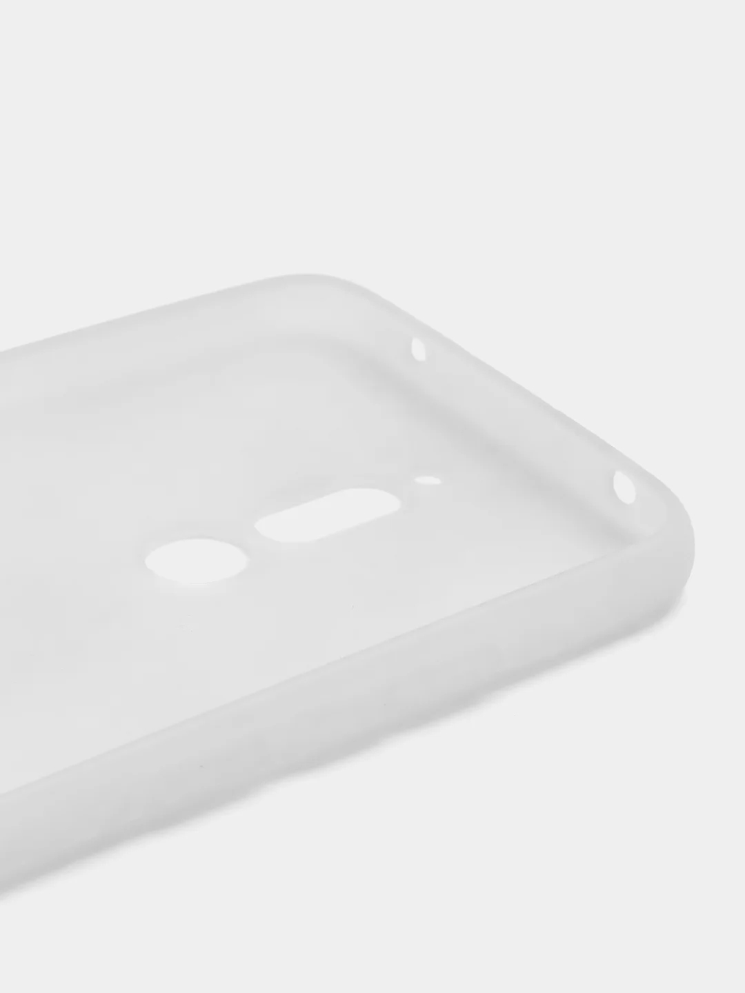 Белый чехол силиконовый для Xiaomi Redmi 8 накладка бампер LuxCase