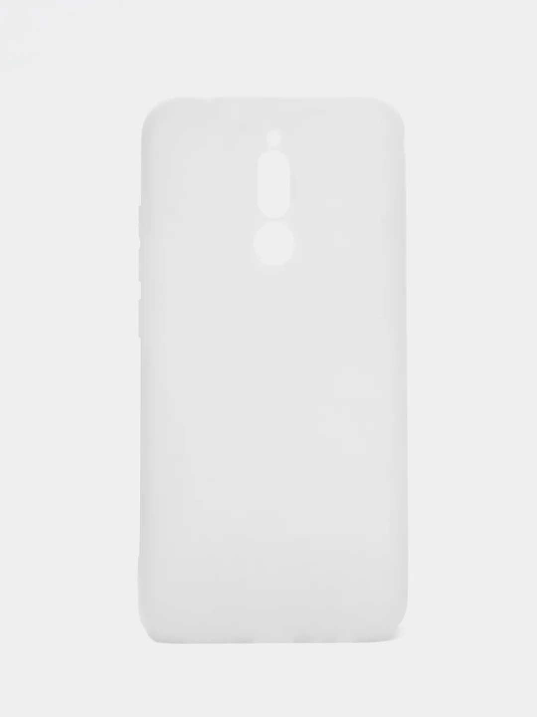 Белый чехол силиконовый для Xiaomi Redmi 8 накладка бампер LuxCase