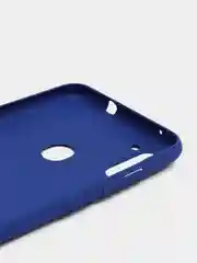 Синий чехол пластиковый для Samsung Galaxy A11, накладка бампер, синий, LuxCase