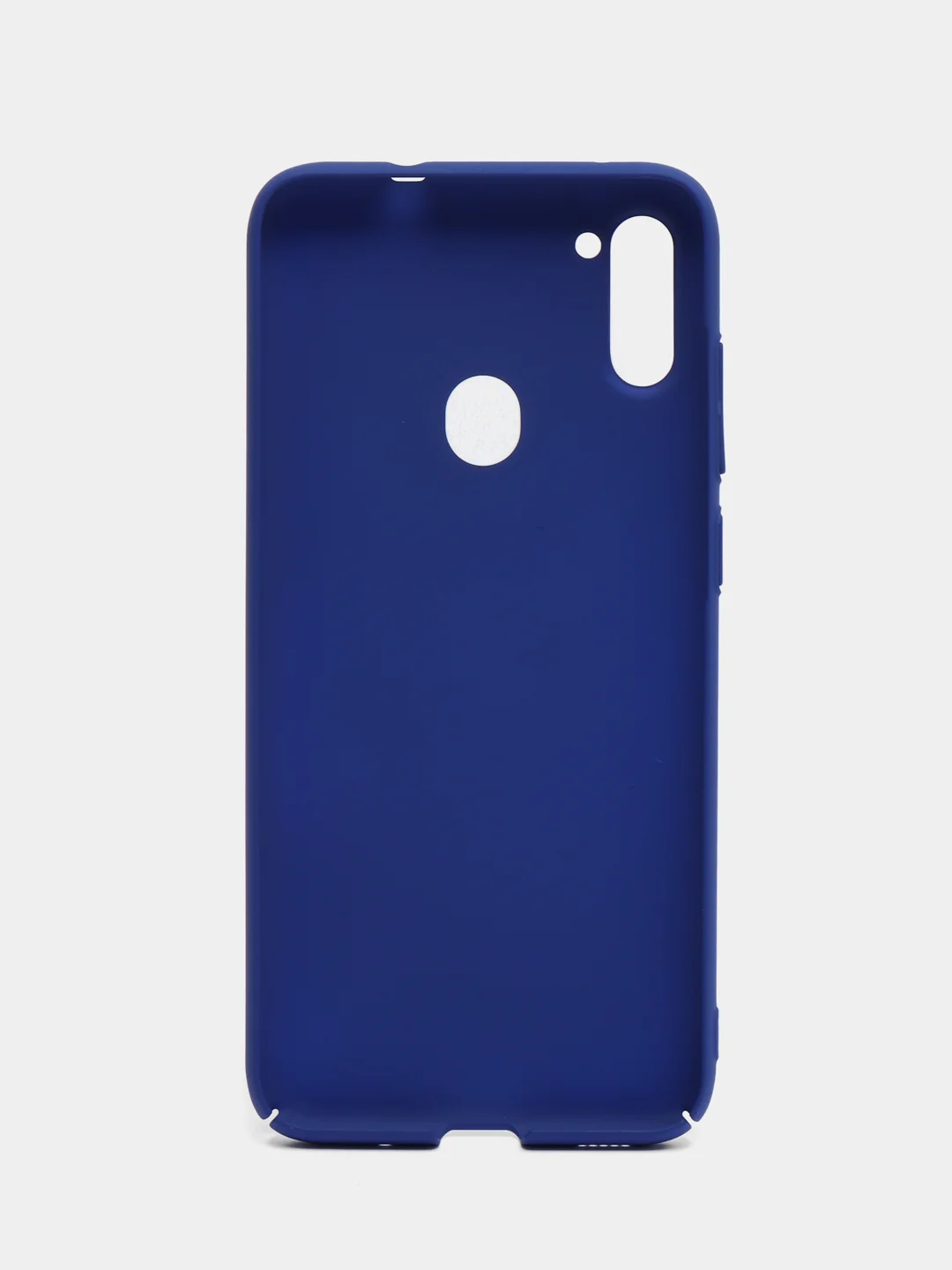 Синий чехол пластиковый для Samsung Galaxy A11, накладка бампер, синий, LuxCase