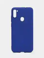 Синий чехол пластиковый для Samsung Galaxy A11, накладка бампер, синий, LuxCase
