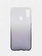 Черный чехол силиконовый для Samsung Galaxy A11, накладка, бампер, градиент черный / синий Code