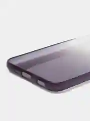 Черный чехол силиконовый для Samsung Galaxy A11, накладка, бампер, градиент черный / синий Code