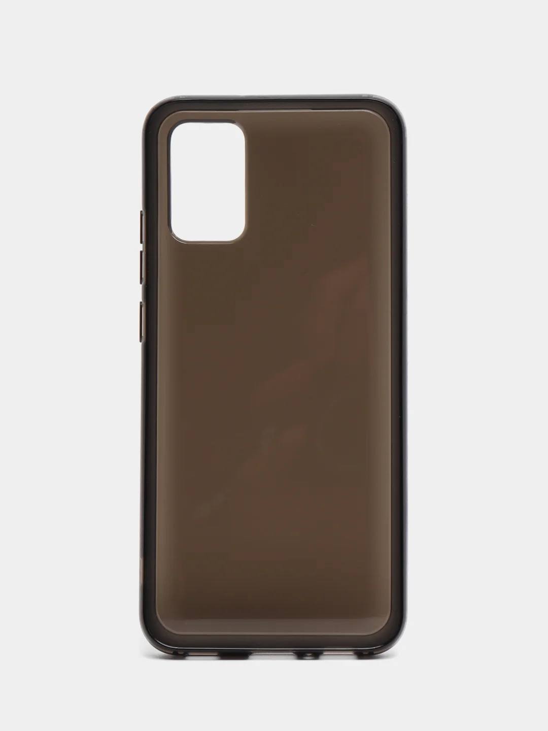 Черный чехол силиконовый для Samsung Galaxy A02s Soft Clear Cover, накладка, бампер затемненный
