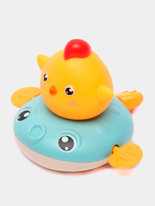 Игрушка для ванны "Цыпленок", заводная игрушка для купания