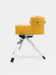 Желтый лазерный измеритель уровня на ножке