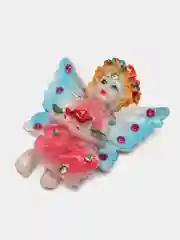 Кораллово-розовый магниты Ангелы