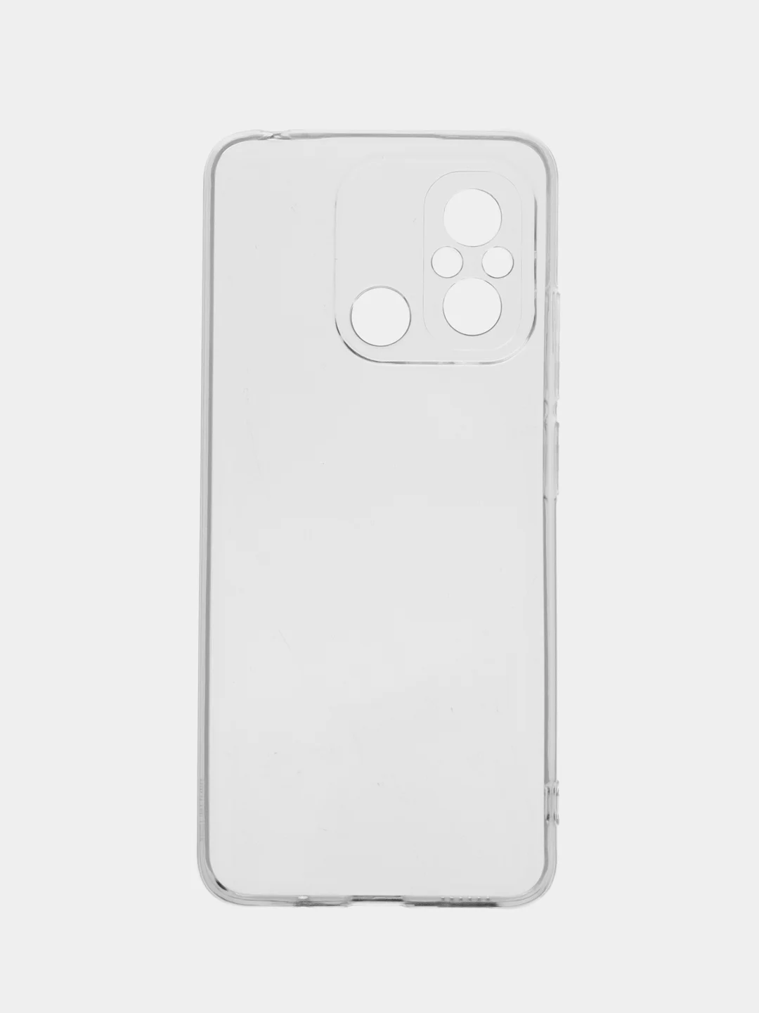 Чехол силиконовый для Xiaomi Redmi 12C прозрачный, Borasco