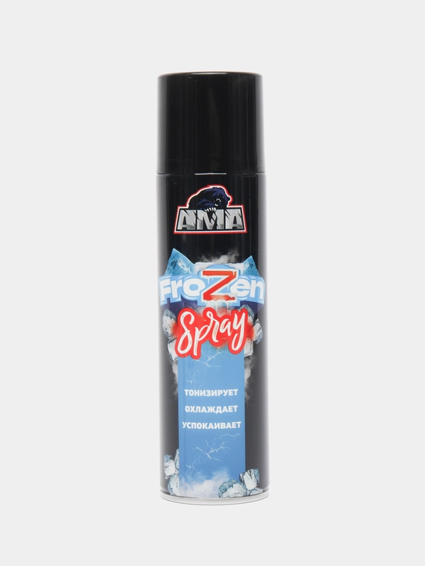 Спортивная заморозка от ушибов и растяжений АМА, Frozen Spray, 335 мл