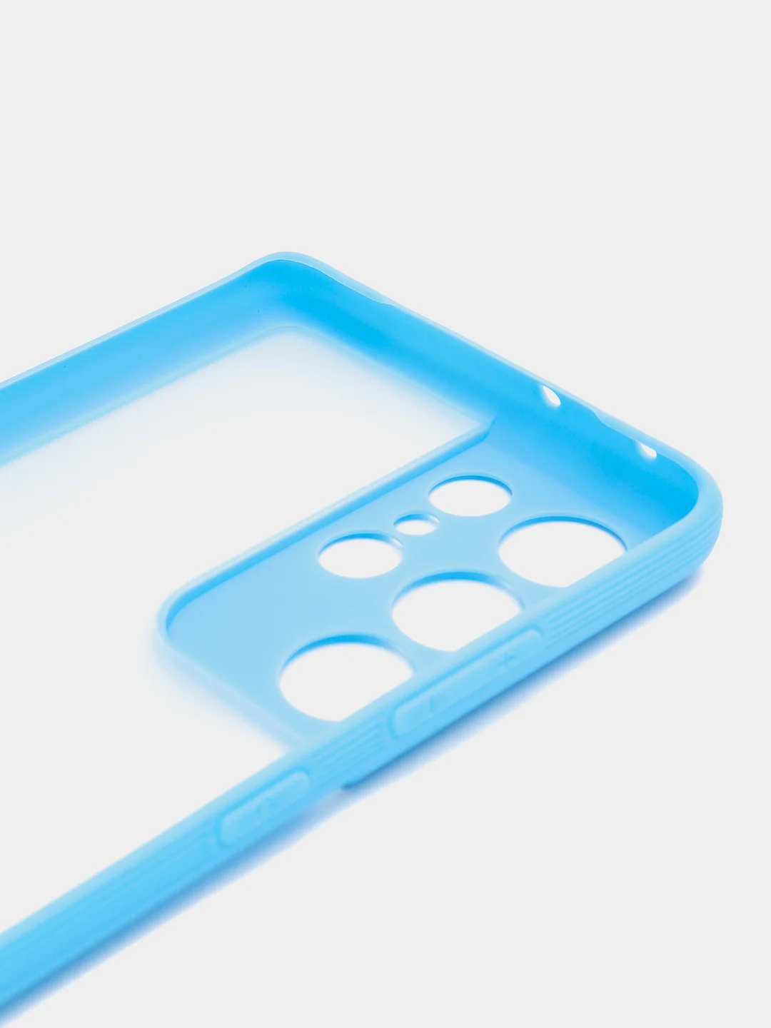 Голубой чехол Bubble Slim Case для Samsung S21/ S21 Plus/ S21 Ultra/ M31/ M51