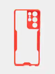 Красный чехол Bubble Slim Case для Samsung S21/ S21 Plus/ S21 Ultra/ M31/ M51