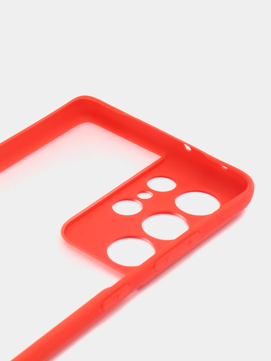 Красный чехол Bubble Slim Case для Samsung S21/ S21 Plus/ S21 Ultra/ M31/ M51