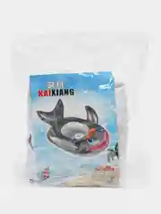 Серый надувной круг для детей