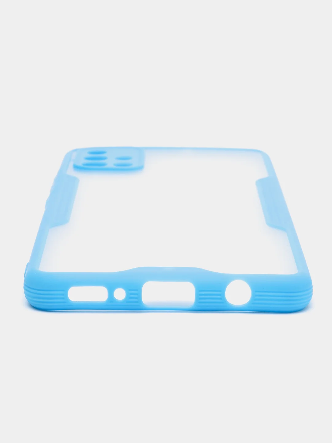 Голубой чехол Bubble Slim Case для Samsung a01core/A02/A10/A11/A21S/A22/A32/A50/A51/A52/A71/A72